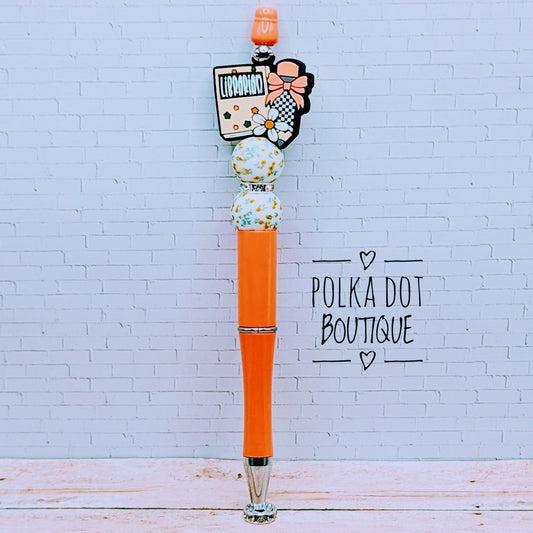 Career : Librarian Silicone Beaded Pen