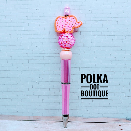 Animal Cookie Silicone Beaded Pen