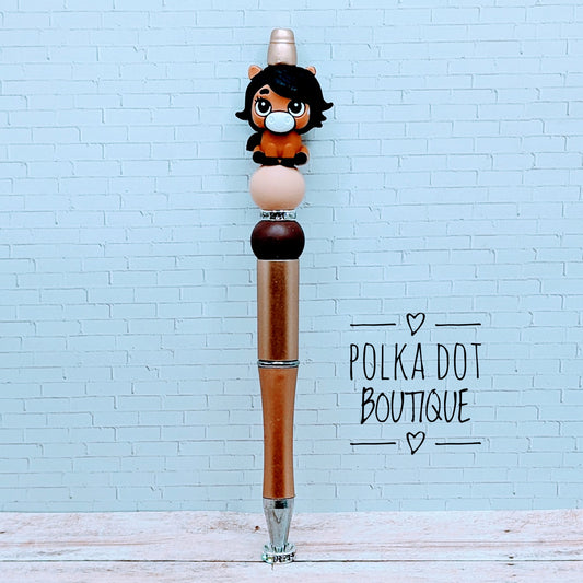 Lyon Silicone Beaded Pen