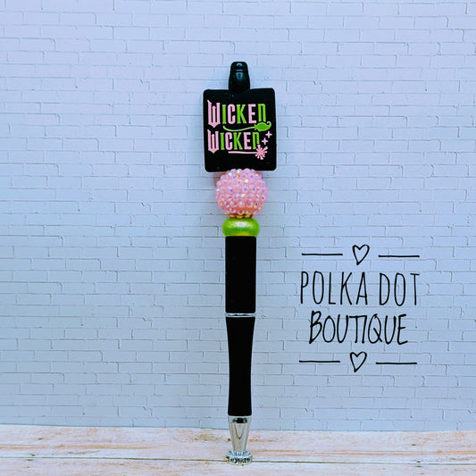 Wicked : Silicone Beaded Pen