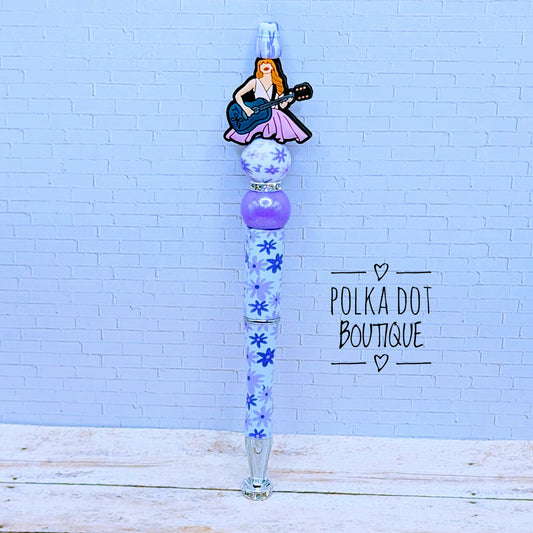 Singer : Taylor Swift Silicone Beaded Pen