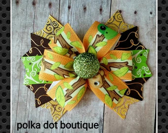 The Good Dinosaur Pinwheel Bow