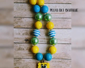 Spongebob Clay Chunky Necklace