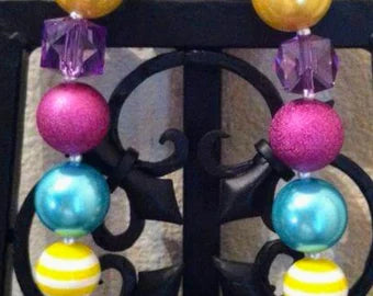 Bright Colored Chunky Necklace