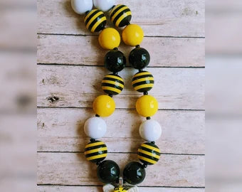 Bumble Bee Chunky Necklace