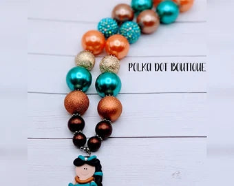 Pochahontas Clay Chunky Necklace