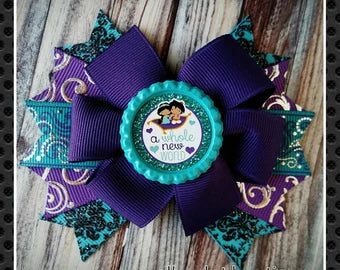 Whole New World Pinwheel Bow